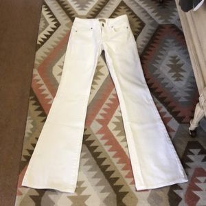 Paige white flare jeans